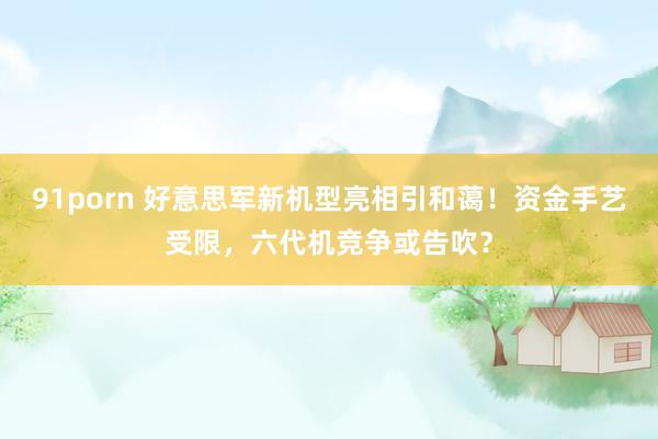91porn 好意思军新机型亮相引和蔼！资金手艺受限，六代机竞争或告吹？