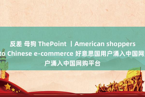 反差 母狗 ThePoint 丨American shoppers turn to Chinese e-commerce 好意思国用户涌入中国网购平台